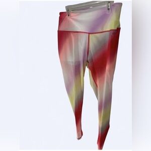 Victoria's Secret Sport Sheer Knockout Leggings Limited Edition Gradient Color L